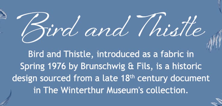 BIRD AND THISTLE